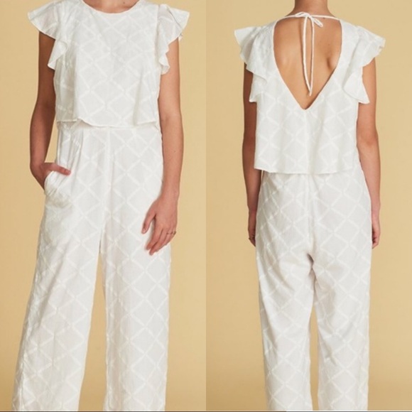 NWT! White Jumpsuit - Size Medium - Picture 2 of 8